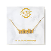 Load image into Gallery viewer, Old English Style Sorority Necklace