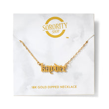 Load image into Gallery viewer, Old English Style Sorority Necklace