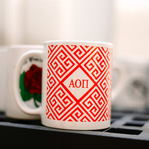 Greek Key Pattern Mug