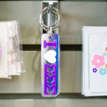 Load image into Gallery viewer, Acrylic I Heart Keychain