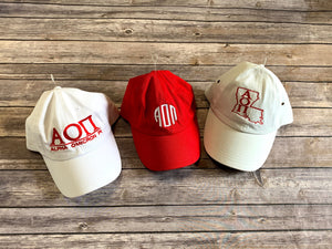 Monogrammed Baseball Hat