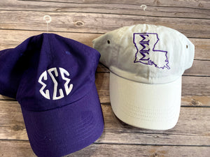 Monogrammed Baseball Hat